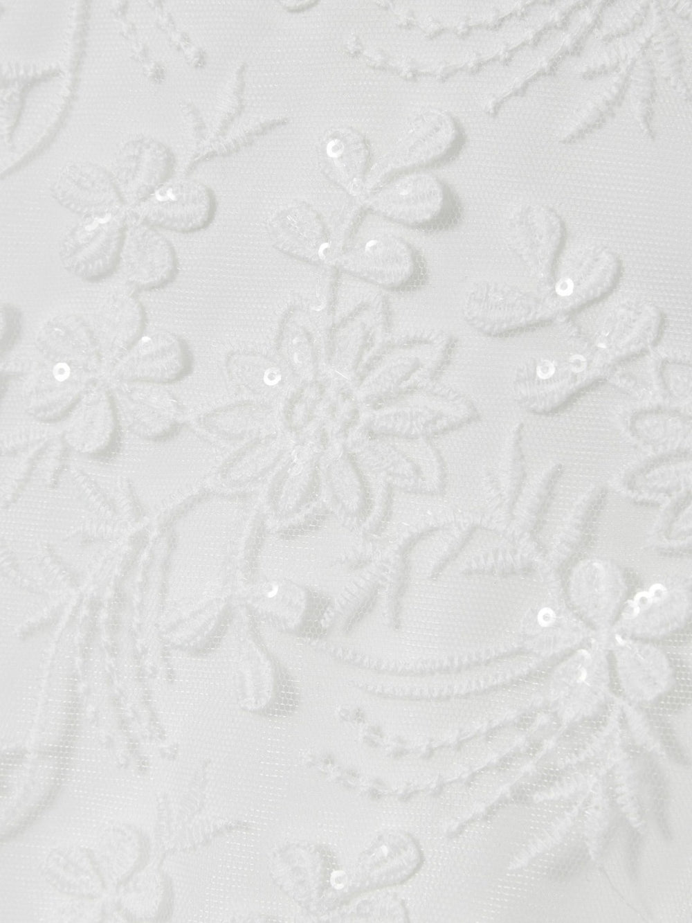 9-13 yrs Tulle Floral-Embroidered Bridesmaid Dress in Ivory | Reiss Onsale