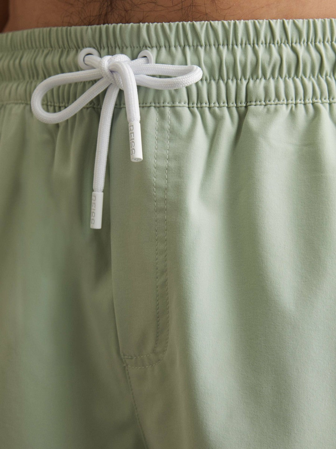 Drawstring Swim Shorts in Mint Green | Reiss Sale