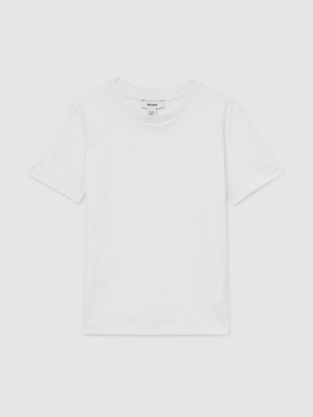 3-9 yrs Cotton Crew-Neck T-Shirt in White | Reiss For Sale