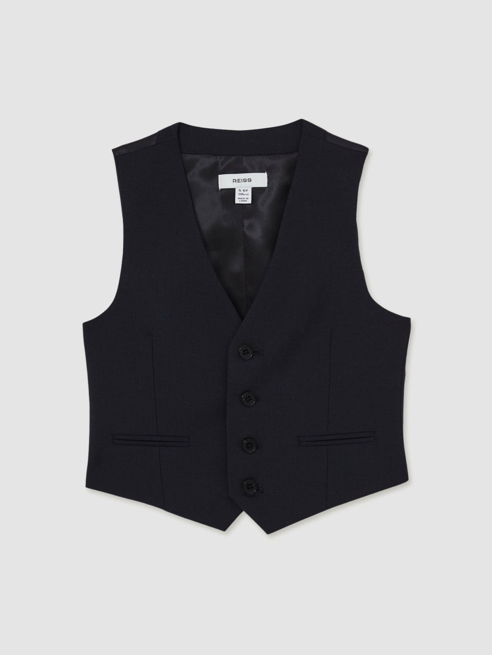 13-14 yrs Modern Fit Waistcoat in Navy | Reiss For Sale