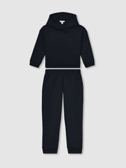 13-14 yrs Cotton-Blend Hoodie And Joggers Set in Navy | Reiss For Sale