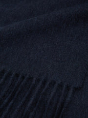 Wool and Cashmere Scarf in Navy | Reiss