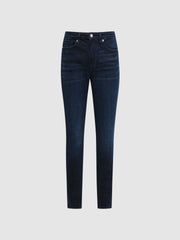 Good American Sculpting Skinny Jeans in Mid Blue | Reiss For Sale
