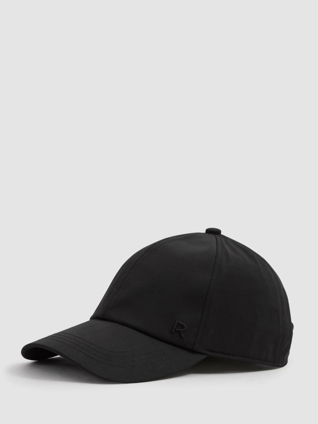 Logo-Embroidered Baseball Cap in Black | Reiss Sale