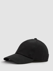 Logo-Embroidered Baseball Cap in Black | Reiss Sale