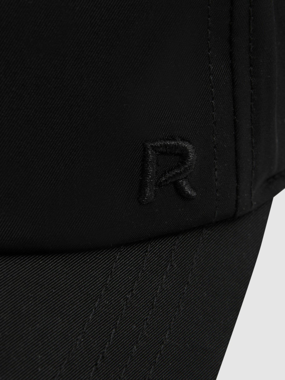 Logo-Embroidered Baseball Cap in Black | Reiss Sale
