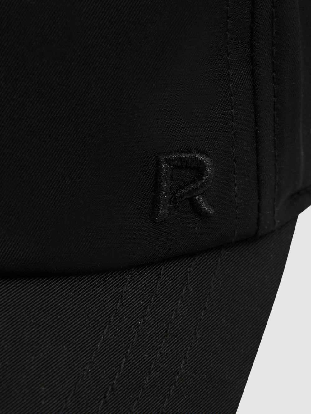 Logo-Embroidered Baseball Cap in Black | Reiss Sale