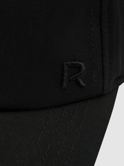 Logo-Embroidered Baseball Cap in Black | Reiss Sale