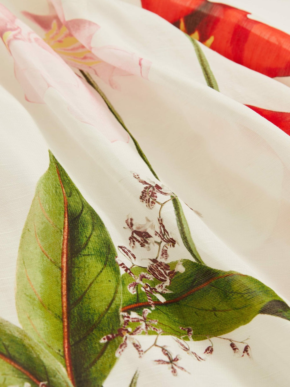 13-14 yrs  | NYBG Floral Maxi Dress With Linen in Ivory | Reiss US