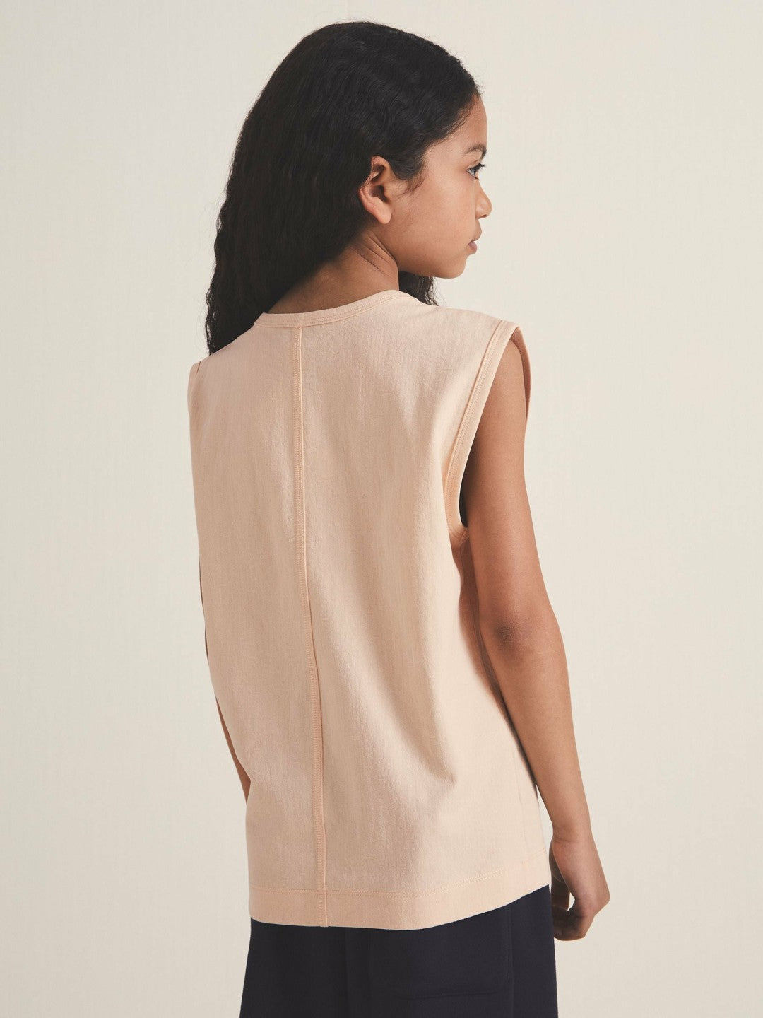13-14 yrs  | Les 100 Ciels Oversize T-Shirt in Peach | Reiss Sale