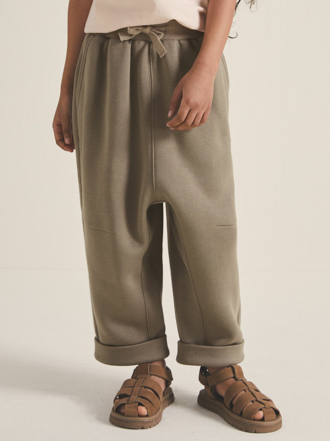 9-13 yrs  | Les 100 Ciels Jersey Joggers in Mink | Reiss Discount
