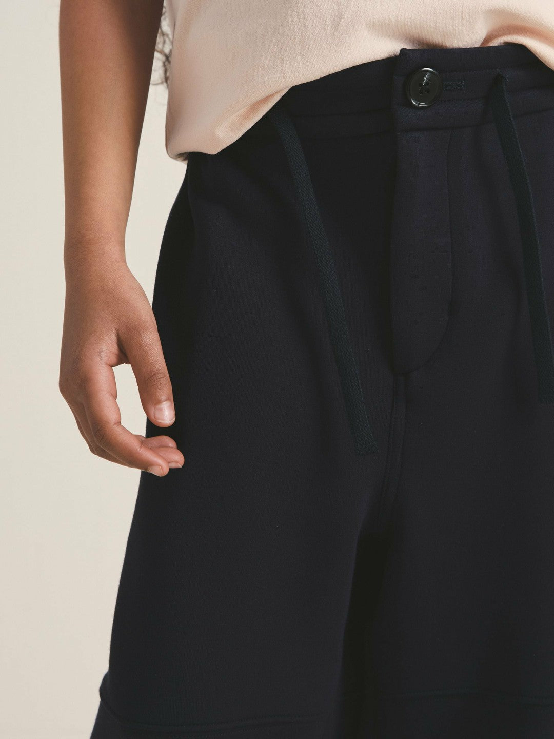 4-9 yrs  | Les 100 Ciels Wide-Leg Joggers in Navy | Reiss Near Me