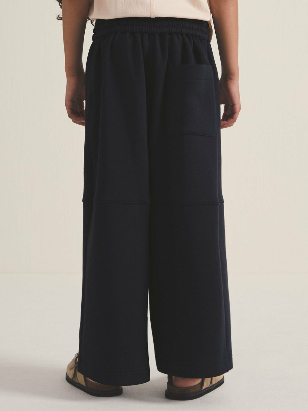 4-9 yrs  | Les 100 Ciels Wide-Leg Joggers in Navy | Reiss Near Me