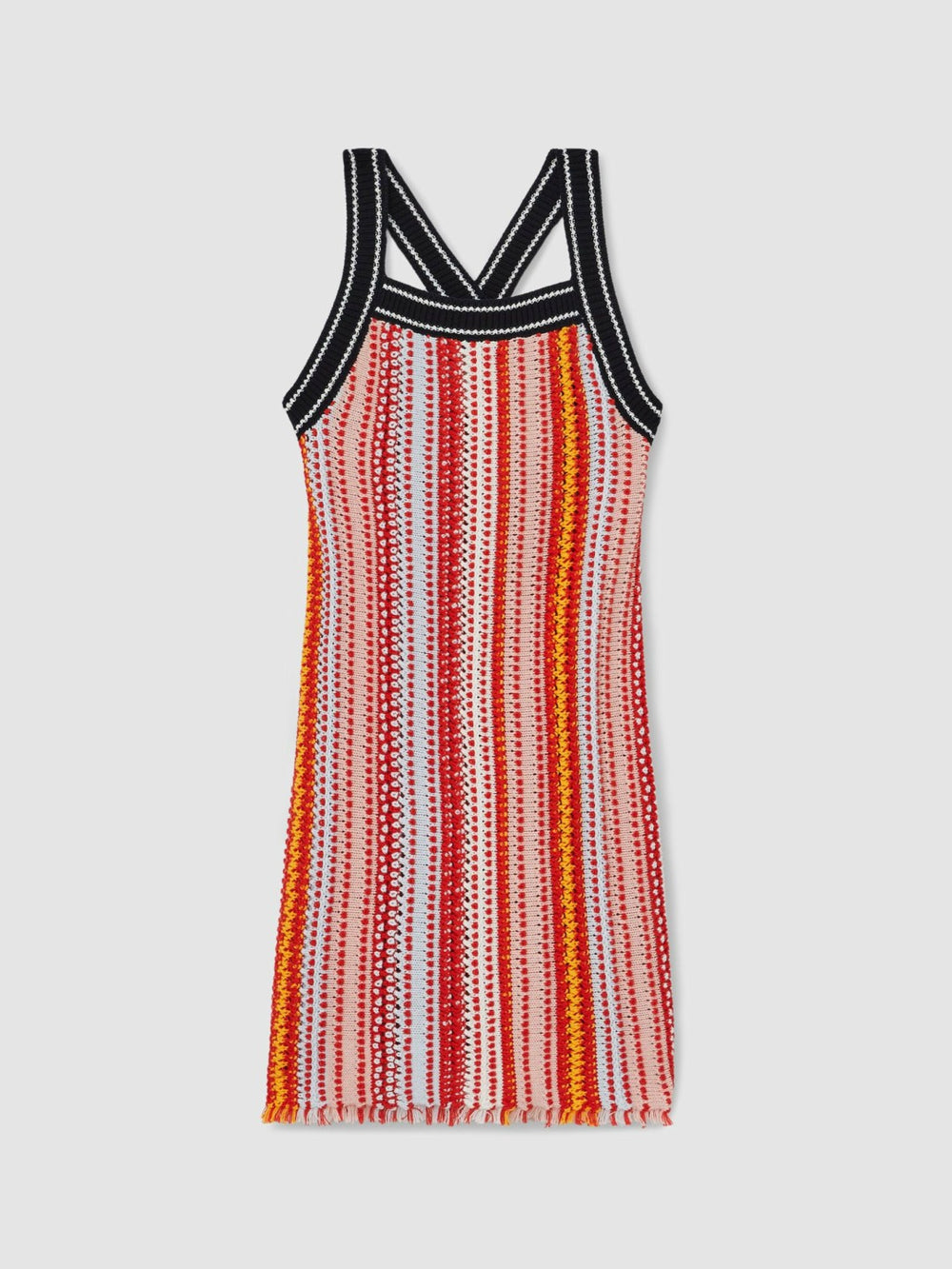 13-14 yrs Cotton Striped Knit Dress in Multi | Reiss For Sale