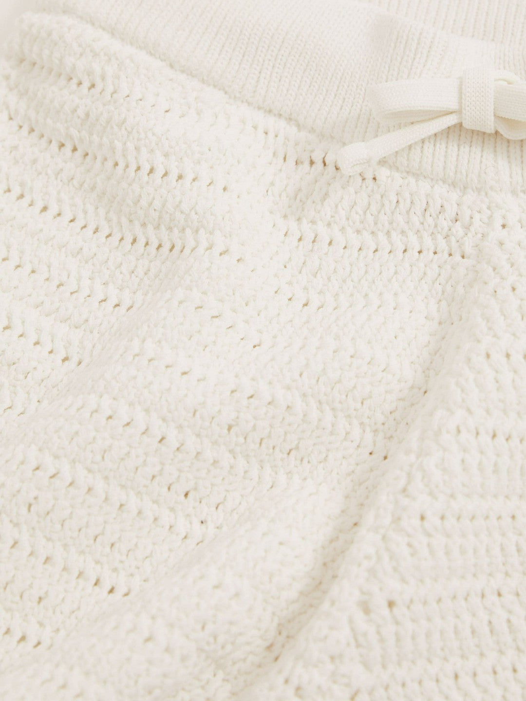 3-9 yrs McLaren F1 Team Crochet Shorts in Off White/Orange | Reiss USA