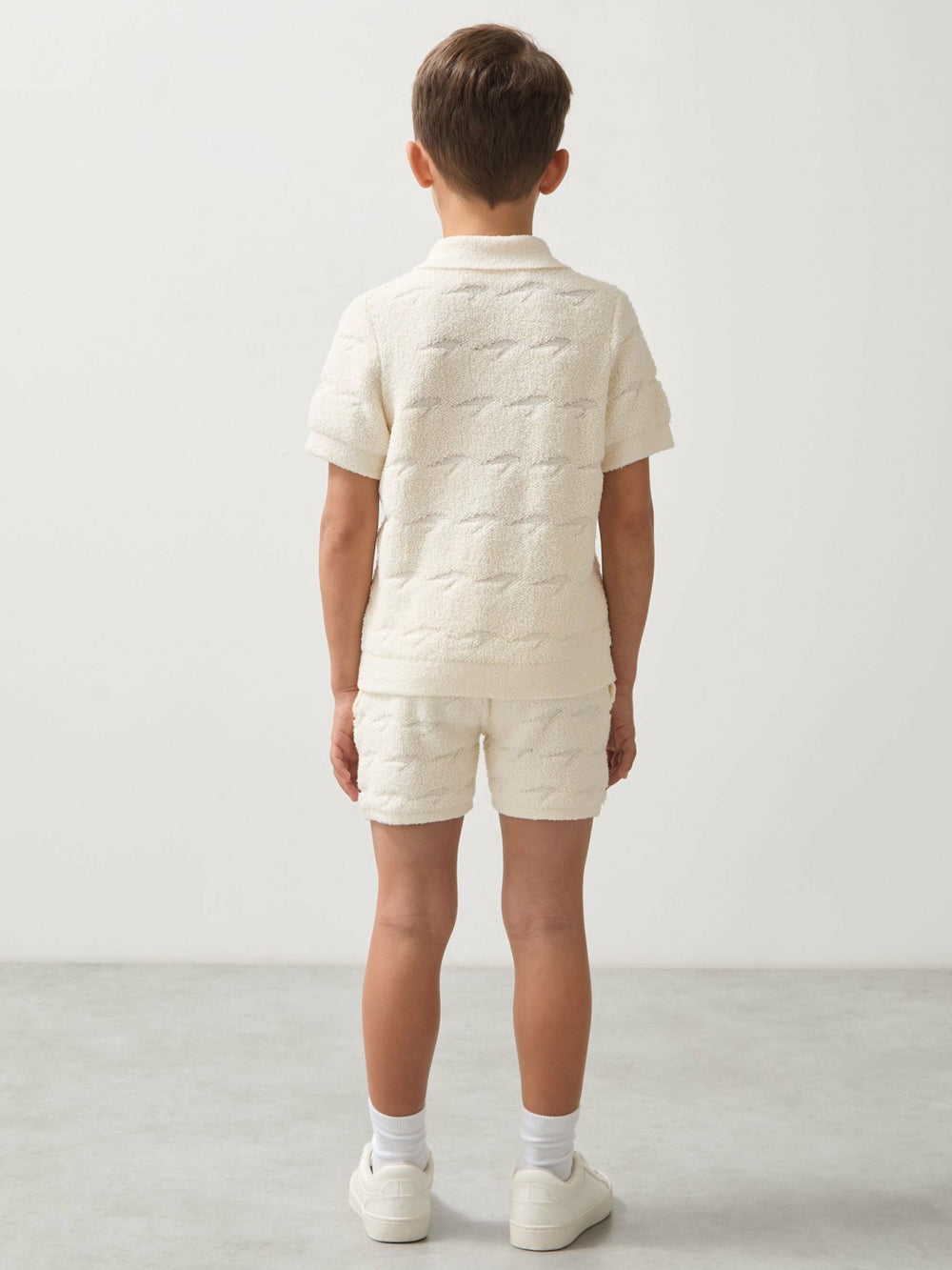 9-13 yrs McLaren F1 Team Speedmark Terry Shorts in White | Reiss Near Me