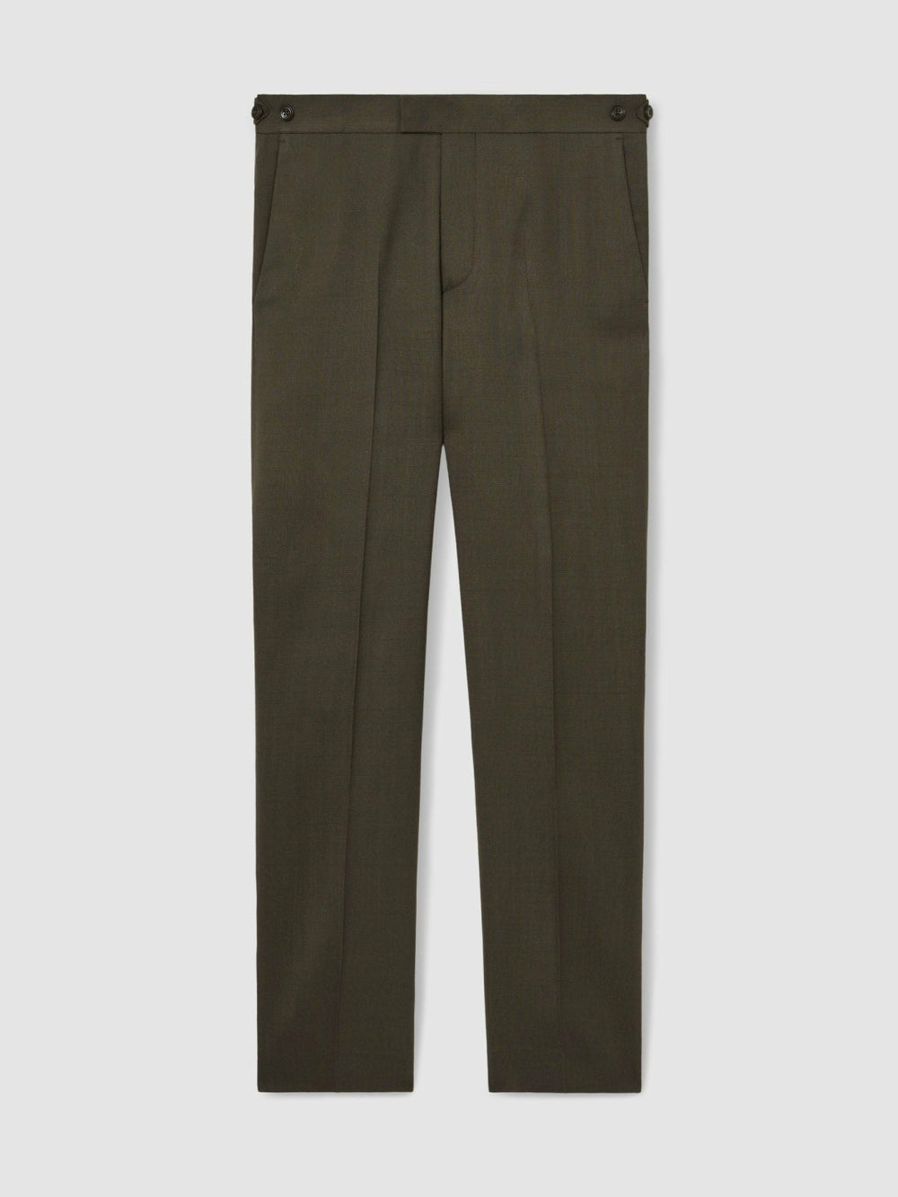 Slim-Fit Suit Trousers in Dark Green | Reiss Near Me