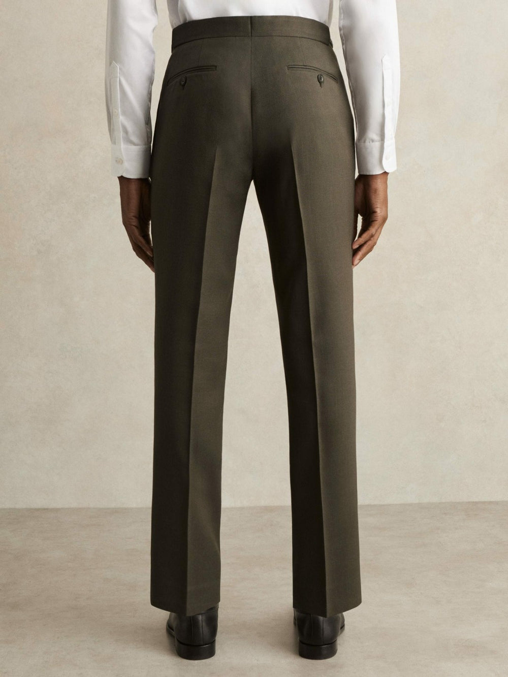 Slim-Fit Suit Trousers in Dark Green | Reiss Near Me