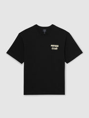 | Ché Cotton Palm-Print T-Shirt in Black | Reiss USA