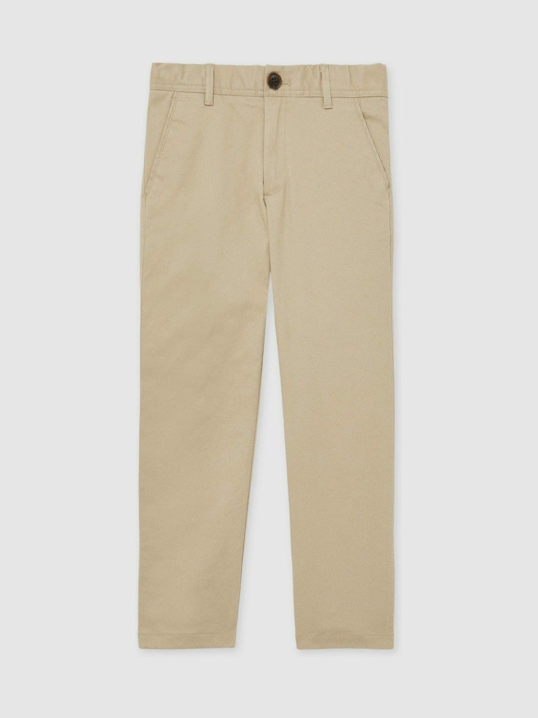 9-13 yrs Slim Fit Casual Chinos in Stone | Reiss Discount
