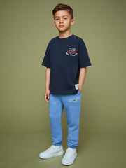 3-9 yrs SmileyWorld Oversize T-Shirt in Navy | Reiss Sale