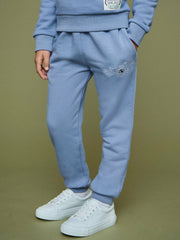 3-9 yrs SmileyWorld Cuffed Joggers Unisex Fit in Blue | Reiss Discount