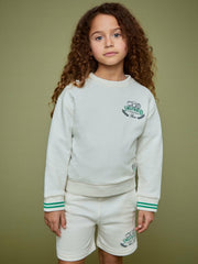 13-14 yrs SmileyWorld Logo Sweatshirt Unisex Fit in White | Reiss Discount