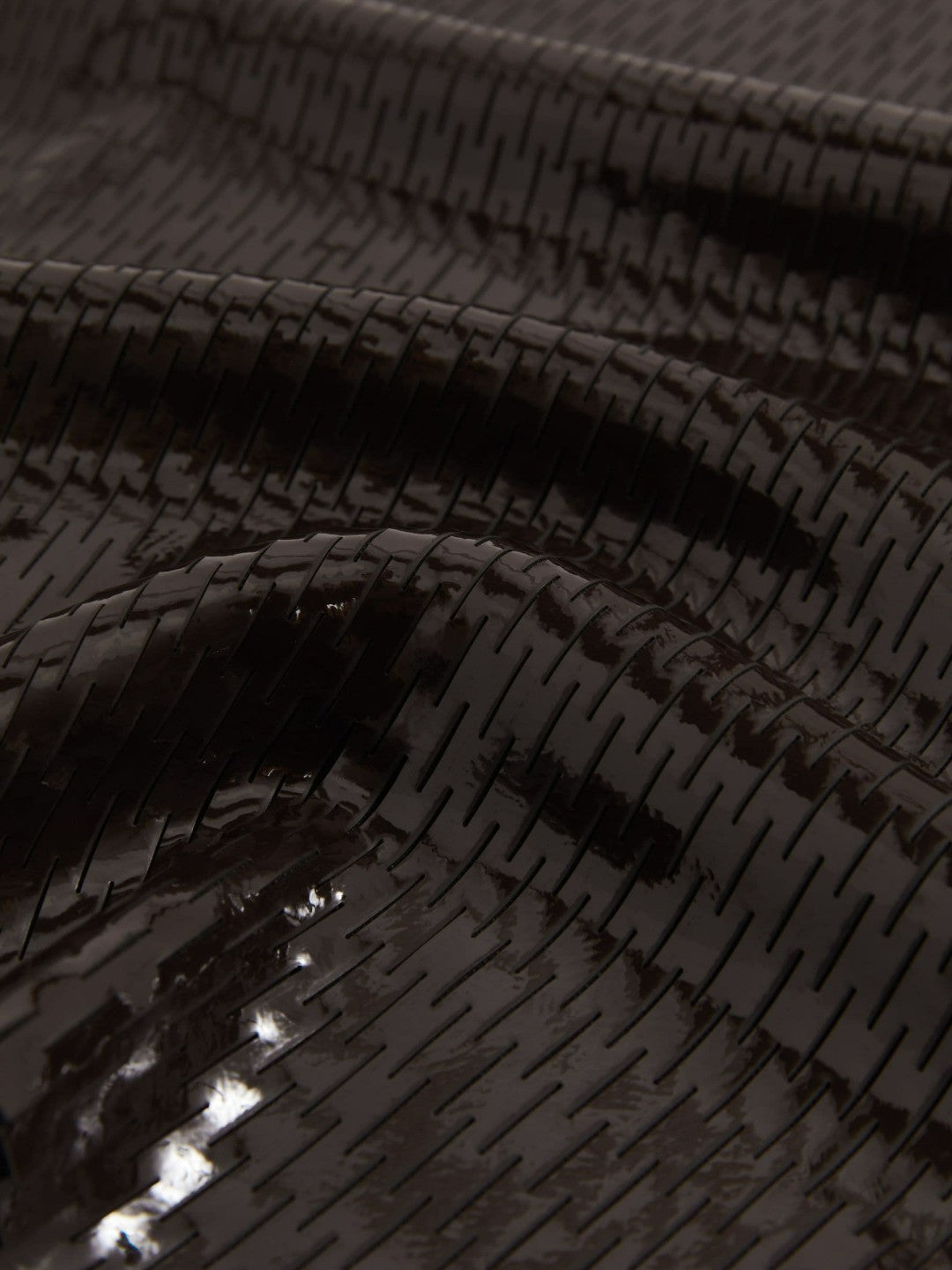 Atelier Laser-Cut Pencil Skirt in Chocolate | Reiss USA