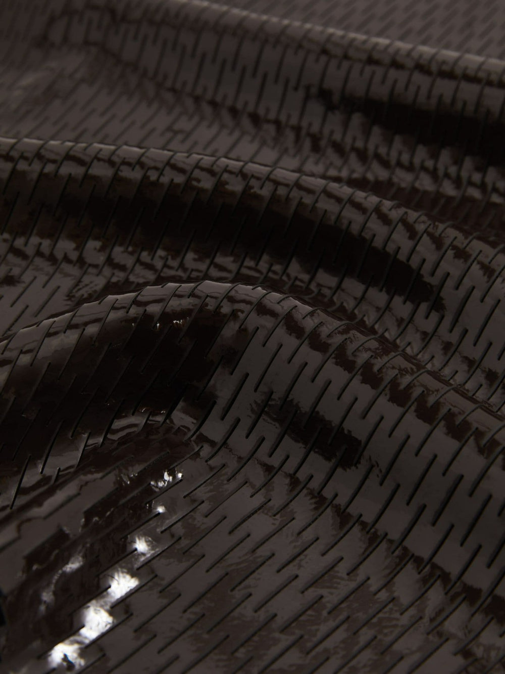 Atelier Laser-Cut Pencil Skirt in Chocolate | Reiss USA