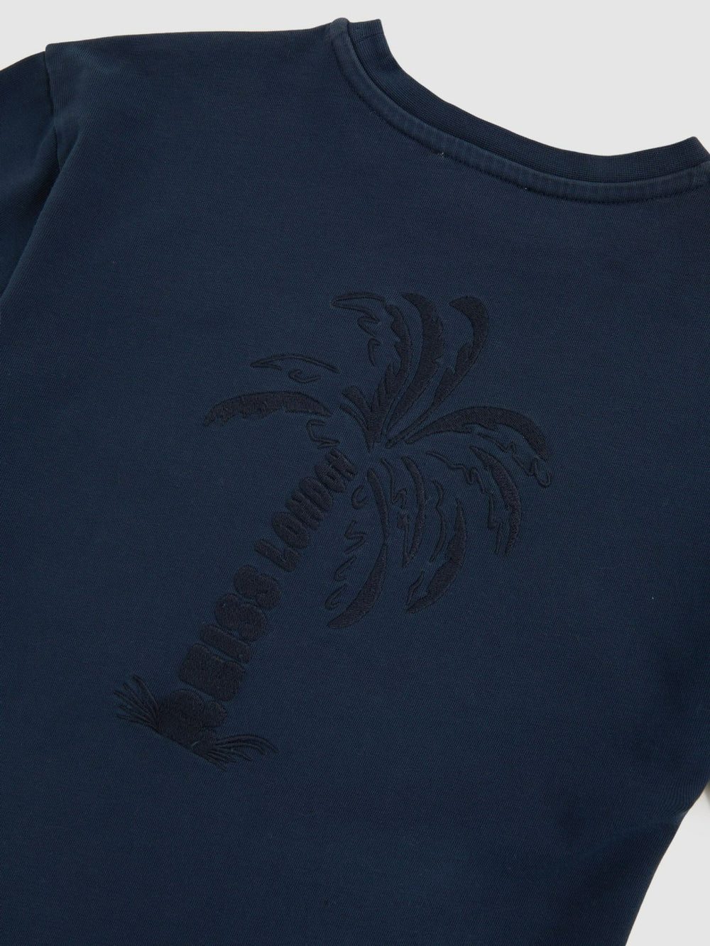 3-9 yrs Cotton Palm-Embroidery Oversize T-Shirt in Washed Navy | Reiss Near Me
