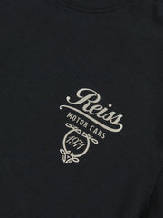 13-14 yrs Cotton Motor Cars-Print T-Shirt in Washed Blue/White | Reiss US