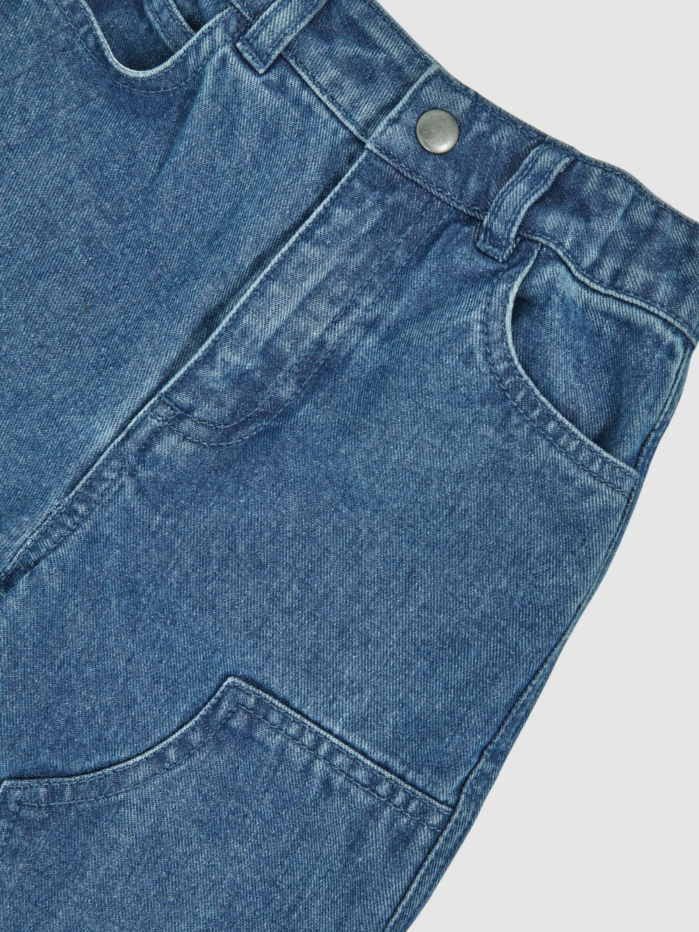 13-14 yrs Straight-Leg Carpenter Jeans in Mid Blue | Reiss USA