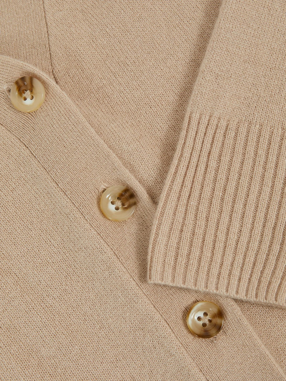 13-14 yrs Wool-Blend Fitted Cardigan With Cashmere in Neutral | Reiss Near Me