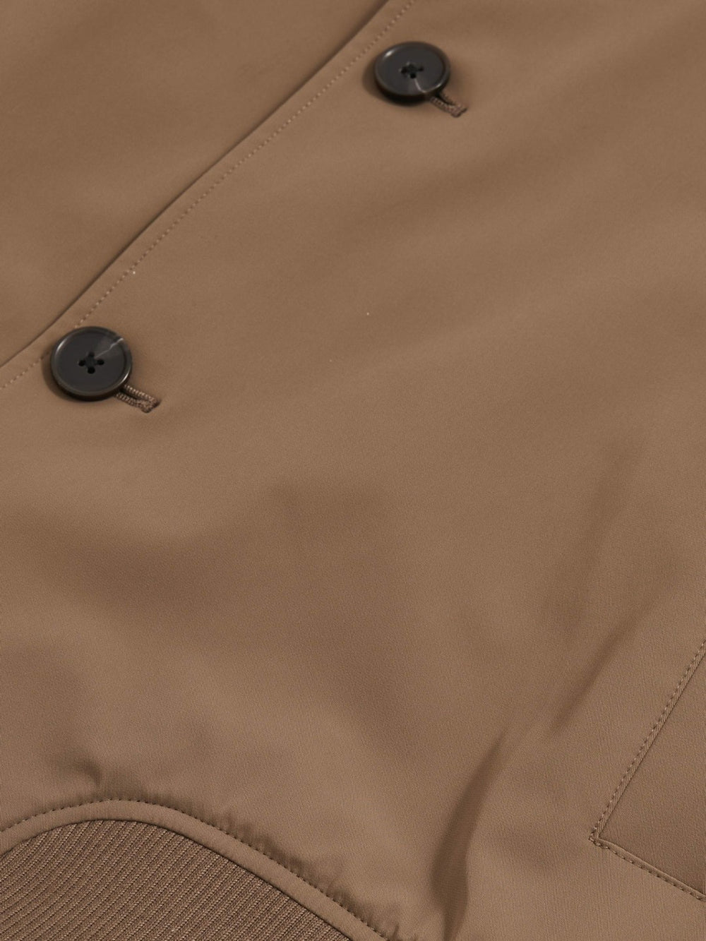 Technical Button Through Jacket in Chestnut Brown | Reiss US