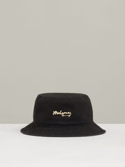 Unisex Fit McLaren Racing Cotton Bucket Hat in Black | Reiss USA
