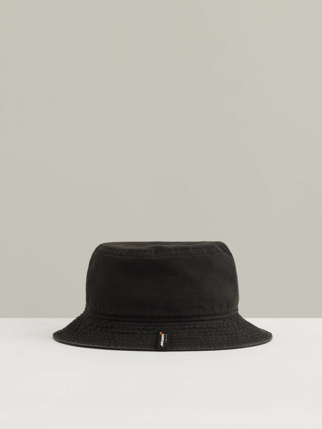 Unisex Fit McLaren Racing Cotton Bucket Hat in Black | Reiss USA