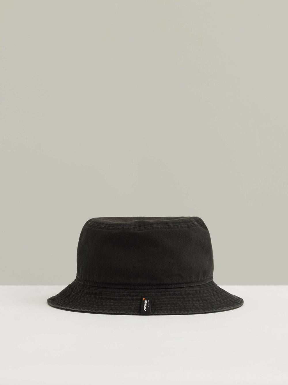 Unisex Fit McLaren Racing Cotton Bucket Hat in Black | Reiss USA