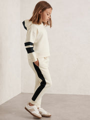 Cotton-Blend Joggers and Hoodie Set in Ecru | Reiss For Sale
