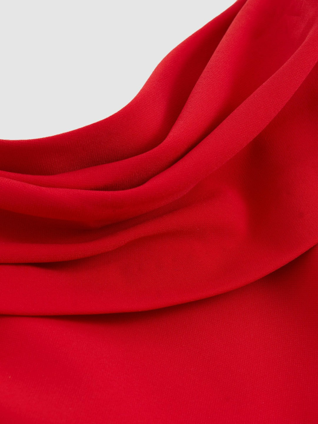 Structured Strapless Wide-Leg Jumpsuit in Red | Reiss Sale