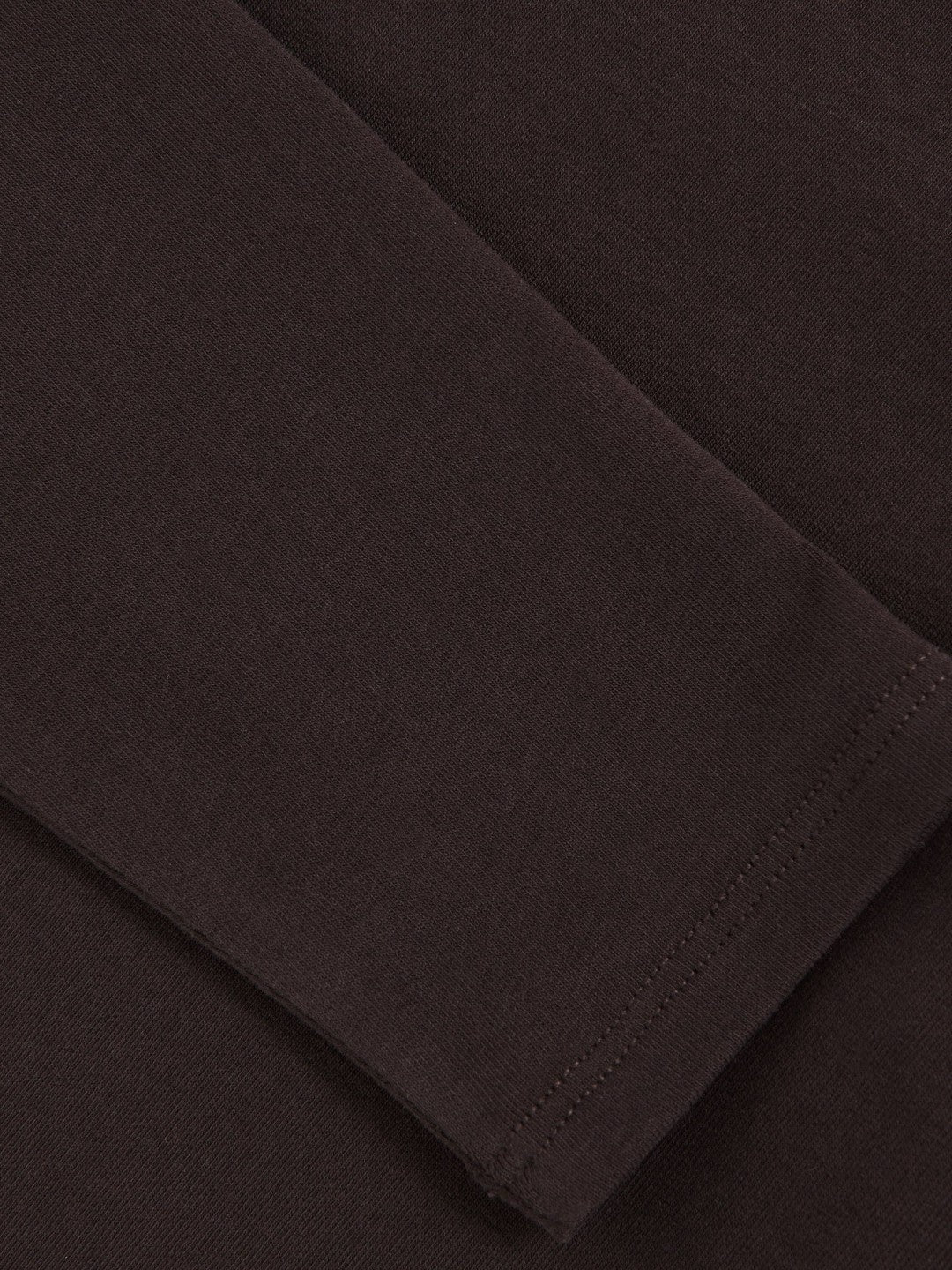 Cotton Crew-Neck Long-Sleeve T-Shirt With Stretch in Plum Purple | Reiss For Sale