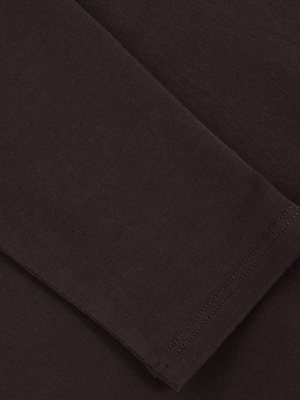 Cotton Crew-Neck Long-Sleeve T-Shirt With Stretch in Plum Purple | Reiss For Sale