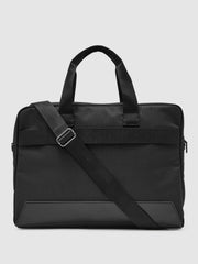 Woven Briefcase in Black | Reiss Discount