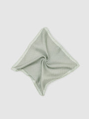 Geo Chain Detail Pocket Square in Sage | Reiss