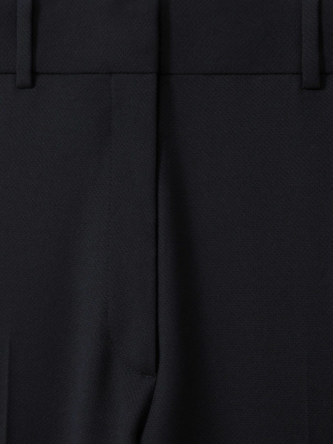 Petite Wool-Blend Tailored Flared Suit Trousers in Navy | Reiss Discount