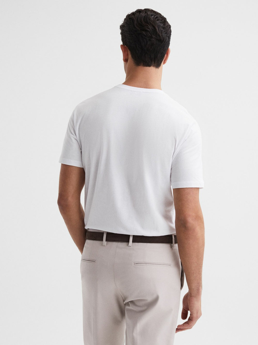 Three Pack Of Crew Neck T-shirts in White | Reiss US