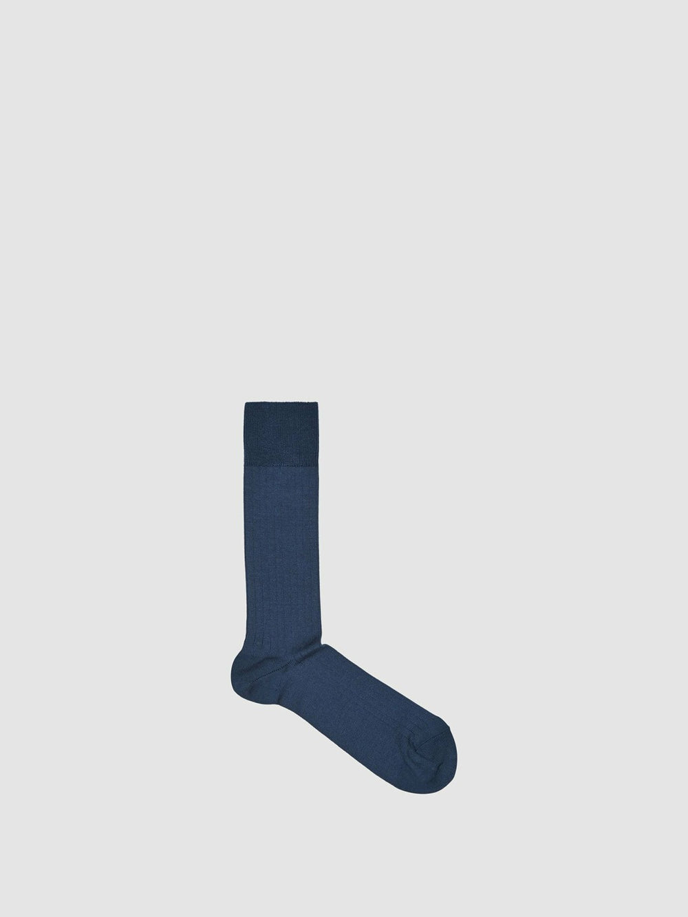 Ribbed Socks in Airforce Blue | Reiss Discount
