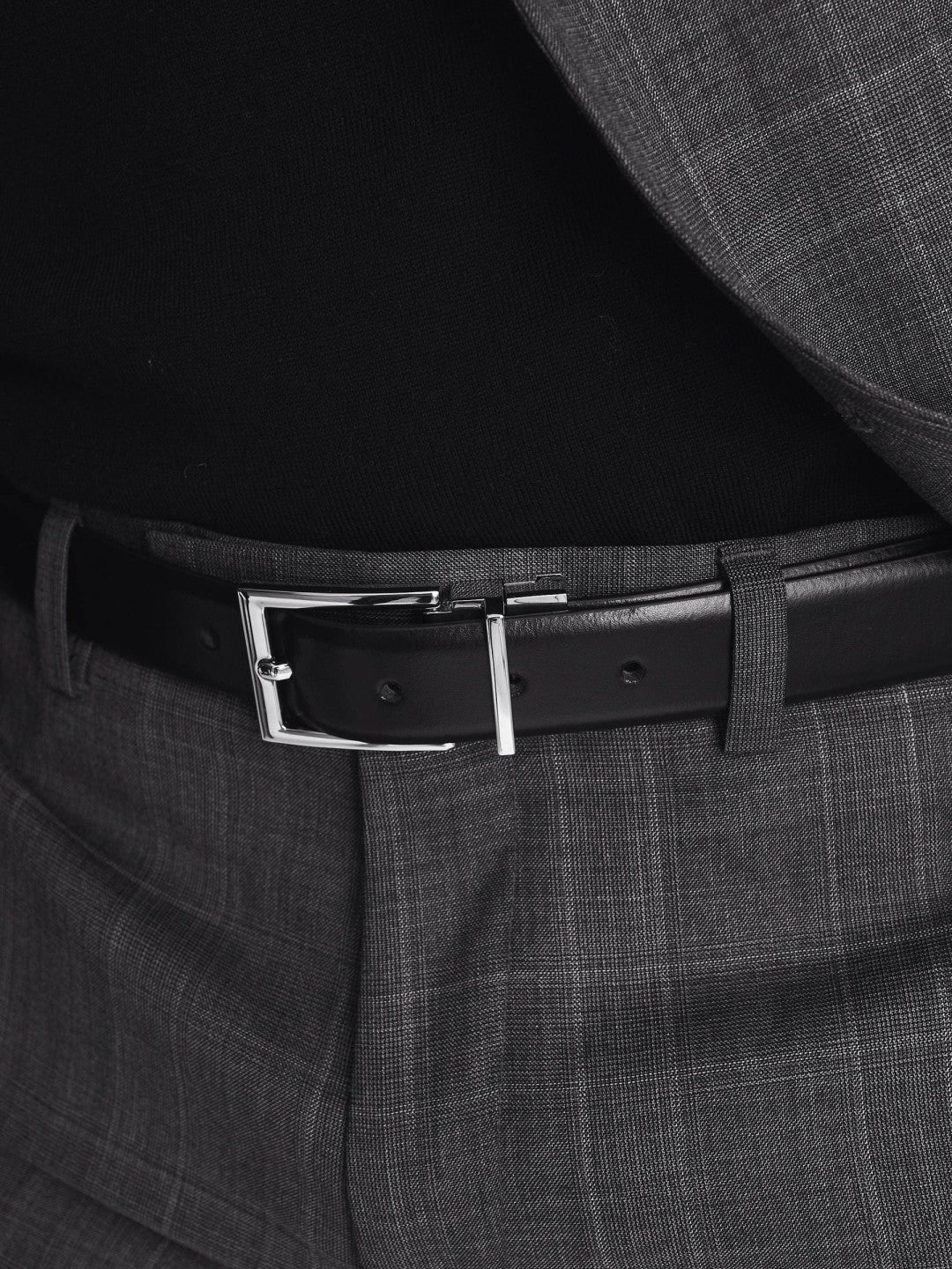 Reversible Leather Belt in Black/Brown | Reiss Onsale