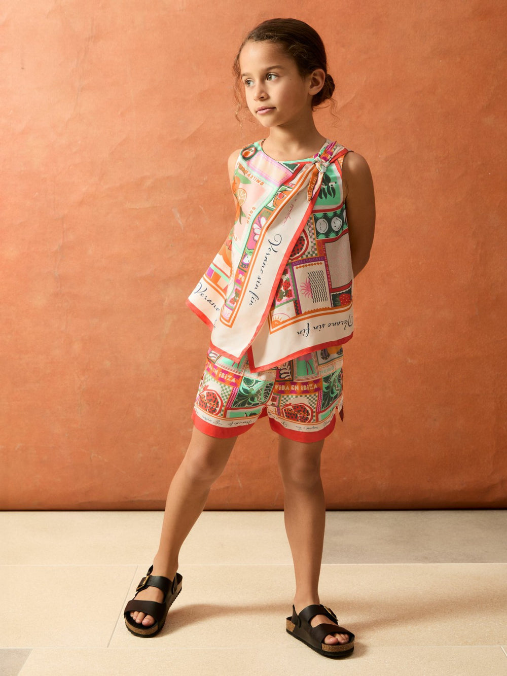 9-13 yrs SmileyWorld Motif Print Top in Multi | Reiss Sale