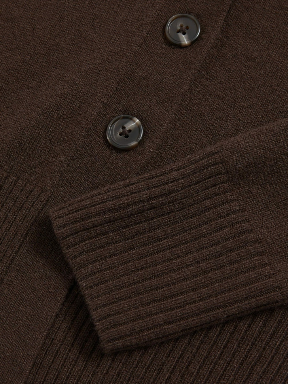 13-14 yrs Wool-Blend Fitted Cardigan With Cashmere in Brown | Reiss Sale