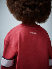 3-9 yrs Superman Cotton Logo Sweatshirt in Red | Reiss